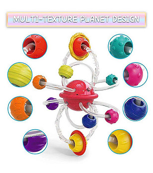 Бебешка гризалка за моторика и координация, Планети снимка