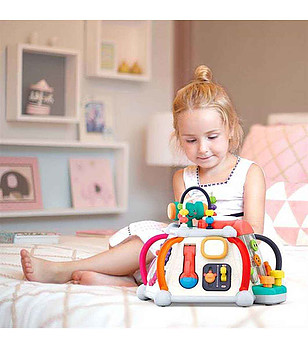 Бебешки интерактивен кът за игра Щастлив детски свят снимка