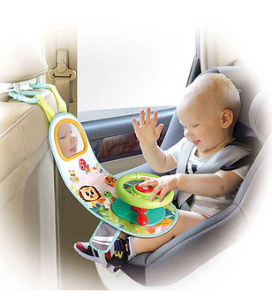 Бебешко музикално воланче за кола снимка