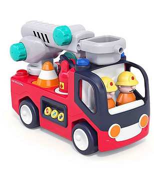 Пожарна кола за ранно обучение със звук и светлина снимка