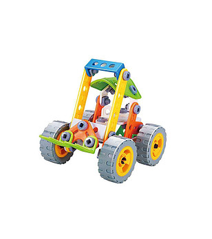 Електрокар - пластмасов конструктор 84 части снимка