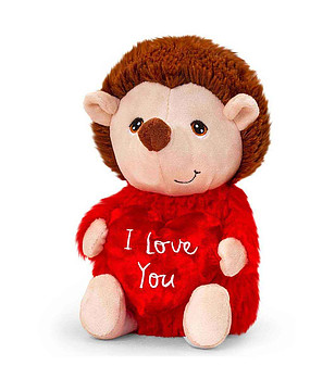 Екологична плюшена играчка Таралеж със сърце 25 см снимка