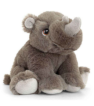 Екологична плюшена играчка Носорог 25 см снимка