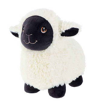 Екологична плюшена играчка Овца с черно лице 18 см снимка