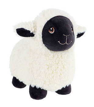 Екологична плюшена играчка Овца с черно лице 25 см снимка