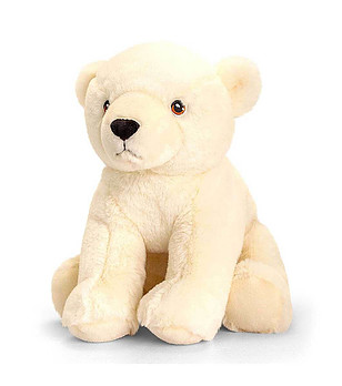 Плюшена играчка Полярна мечка 25 см снимка