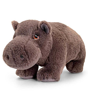 Екологична плюшена играчка Хипопотам 30 см снимка