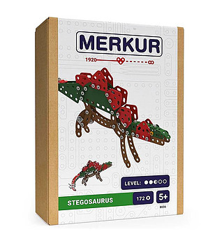 Метален конструктор Merkur DINO Стегозавър 172 части снимка