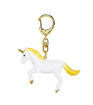 Ключодържател Еднорог жълт със свити предни крака снимка