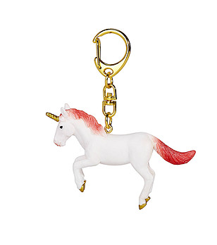 Ключодържател Еднорог червен със свити предни крака снимка