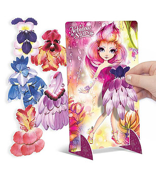 Дизайнерски комплект на рокли от цветя  Петулия снимка