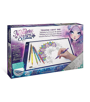 Светеща подложка за рисуване и прекопиране Звездни принцеси снимка