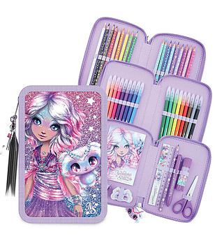 Трисекционен ученически несесер Естрелия снимка