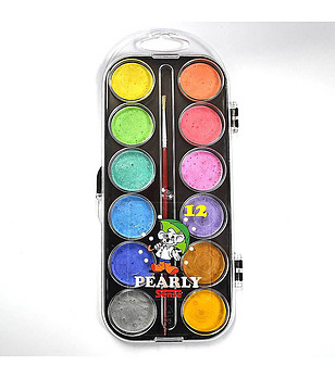 Водни боички - перлени цветове - 12 бр. снимка