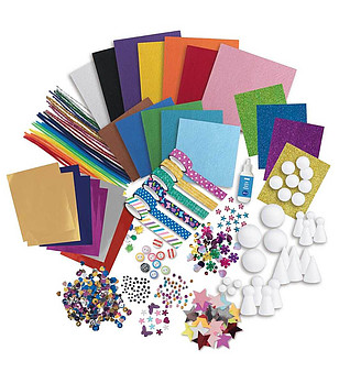 Голям занаятчийски комплект за творчество и апликации снимка