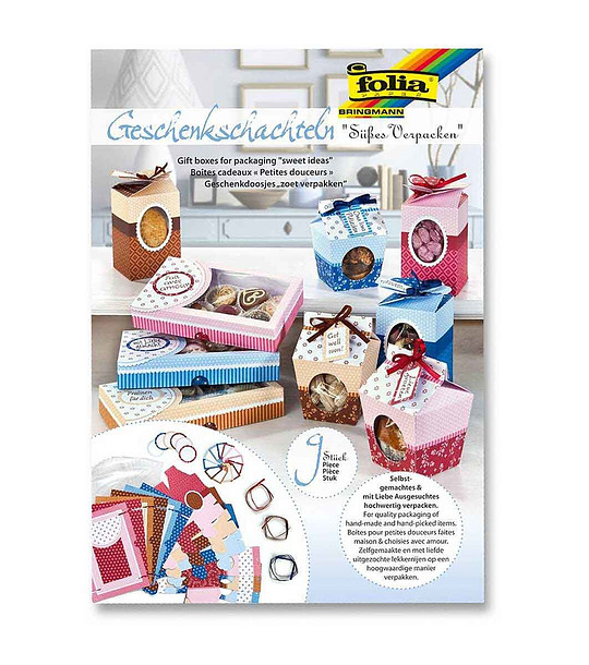 Комплект за изработка на кутийки за подаръци и съхранение 40 части снимка