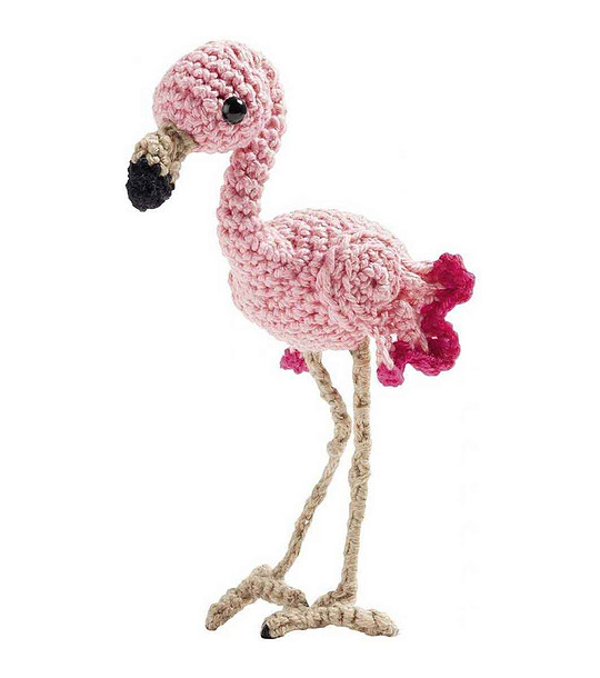 Комплект за плетене на играчка Фламинго снимка