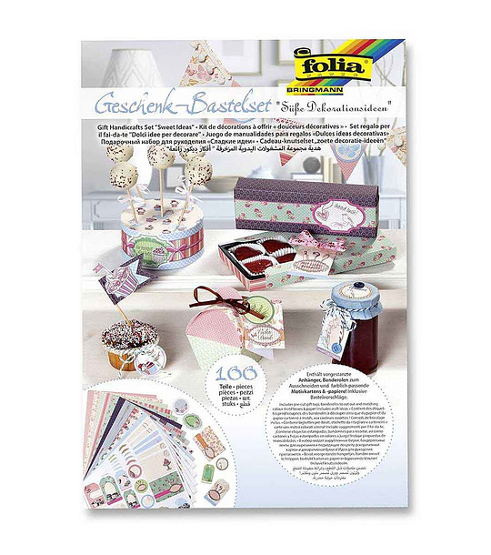 Творчески комплект за изработка на кутийки и празнична декорация, Сладки идеи снимка