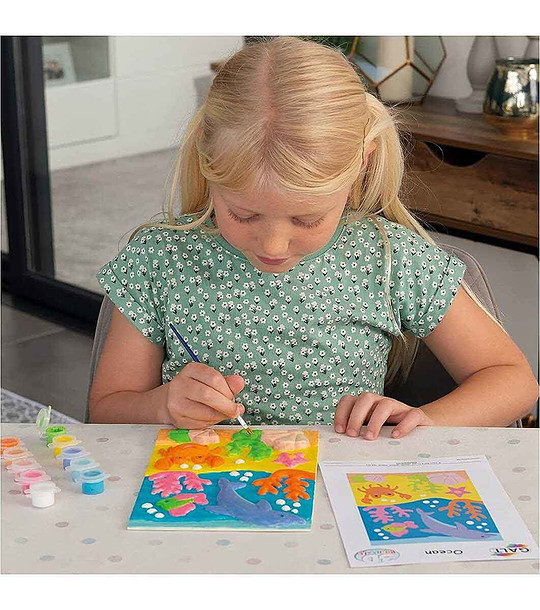 Комплект за рисуване на релефна картина - Океан снимка