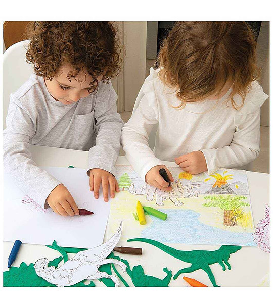 Творчески шаблони Праисторически животни снимка