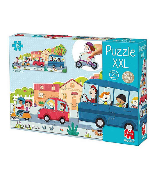 Прогресивен пъзел град 18 XXL части снимка