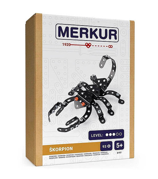 Метален конструктор  Merkur - Beetles - Scorpion 93 части снимка