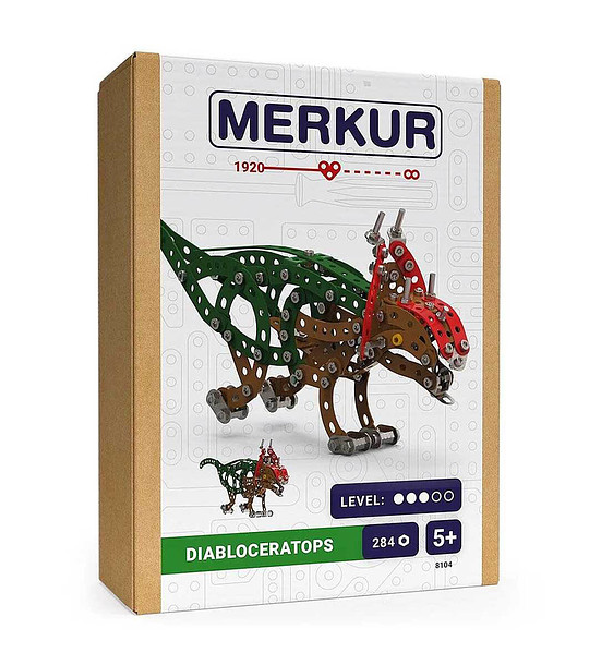 Метален конструктор Merkur - DINO - Diabloceratops 284 части снимка