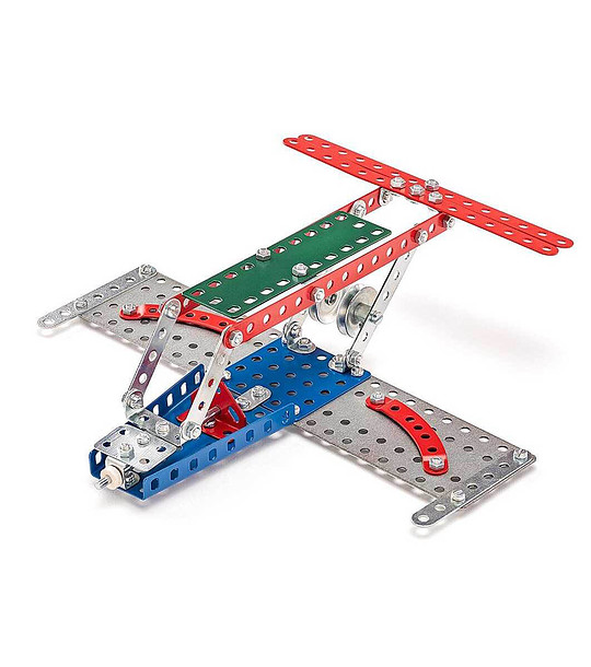 Метален конструктор Merkur 14 Самолети 10 в 1 - 119 части снимка