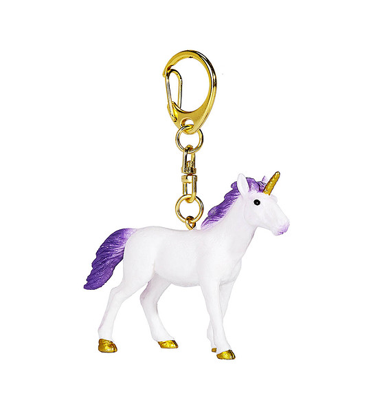 Ключодържател Еднорог лилав снимка