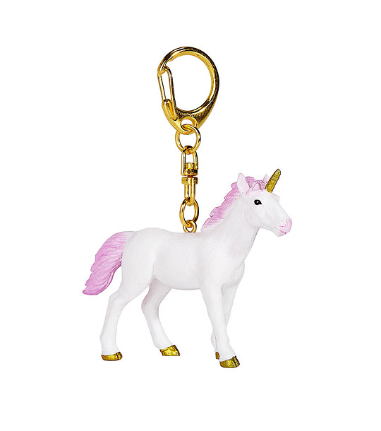 Ключодържател Еднорог розов снимка