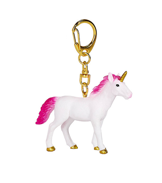 Ключодържател Еднорог цикламен снимка