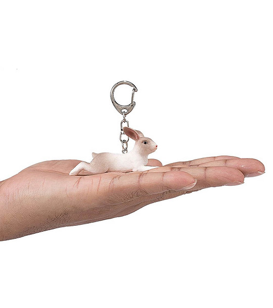 Ключодържател Зайче легнало снимка