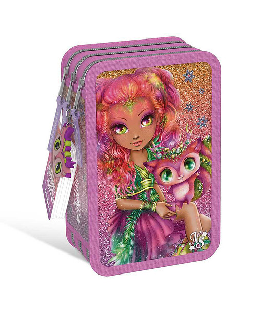 Трисекционен ученически несесер Хазелия снимка