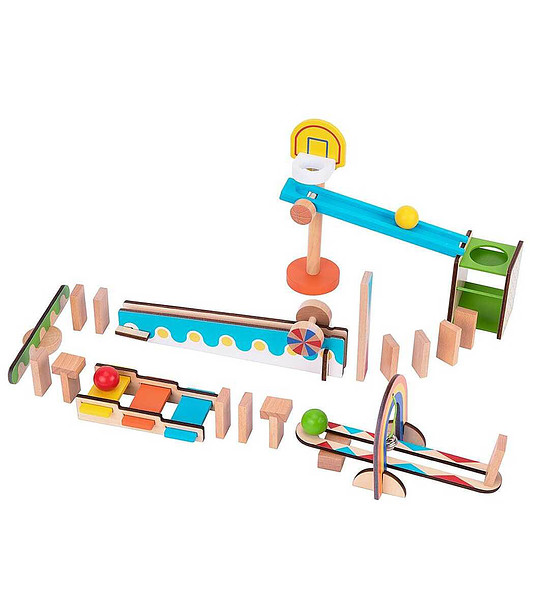 Домино рали с различни активности снимка