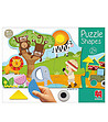 Дървен пъзел с форми Сафари-3 снимка