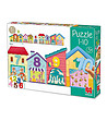 Пъзел за броене  Къщички-3 снимка