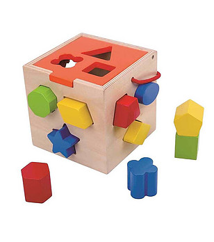 Дървен сортер Кубче изненада снимка