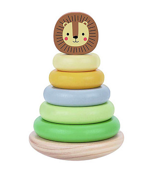 Дървена низанка Лъвче снимка