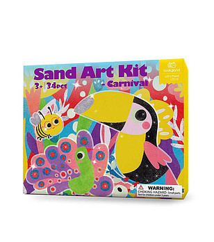 Изкуство с цветен пясък Карнавал снимка