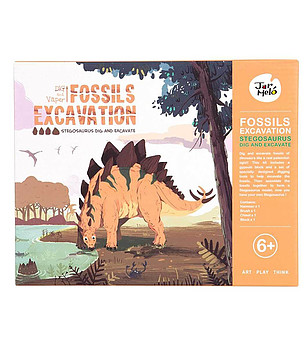 Комплект за изкопаване на вкаменелости Стегозавър снимка