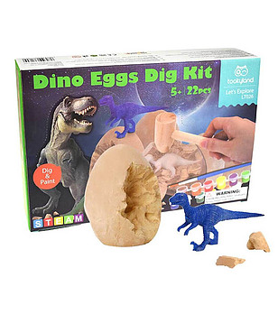 Комплект за изкопаване на вкаменелости Яйце на динозавър снимка