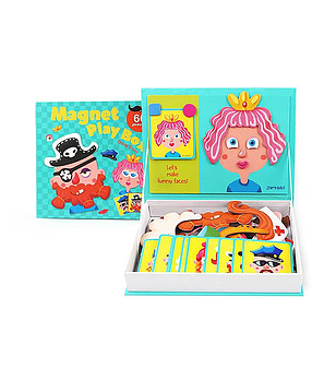 Магнитна книга Забавни лица снимка