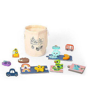 Мемо игра за тактилни усещания снимка