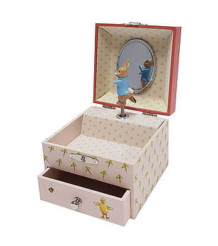 Музикална кутия Зайчето Питър в градината снимка