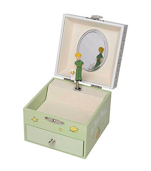 Музикална кутия Малкият принц зелена снимка