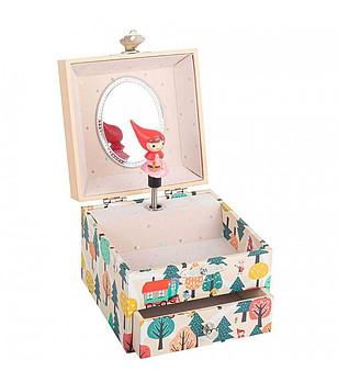 Музикална кутия Червената шапчица - куб снимка