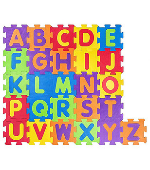 Mек пъзел за под Английска азбука снимка