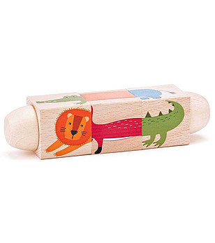 Въртящ се кубус Животни снимка