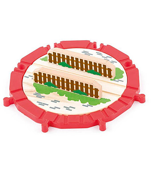 Голямо разклонение за влак с мост снимка