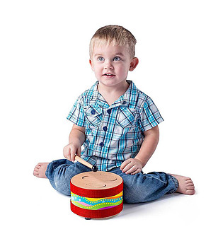 Дървен барабан снимка